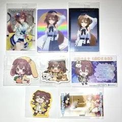 ホロライブ 戌神ころね カード ステッカー セット — image 1
