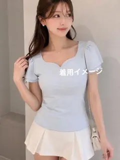 新品 TRUDEA 半袖カットソー ホワイト Sサイズ — image 1
