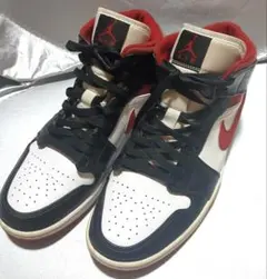 NIKE AIR JORDAN 1 MID 554724-122 28cm 赤 — image 1