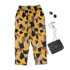 新品✤✤コットン ルーム パンツ おうち パンツ ルームウェア イエロー 2XL — image 1