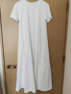 カットソー生地フレアワンピース　マキシ　ロング　ワンピース　コットン100％ — image 1