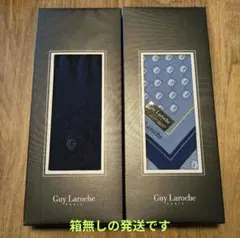 ⚠注意あり⚠Guy Laroche ハンカチ 靴下（サイズ25〜26）2点まとめ — image 1