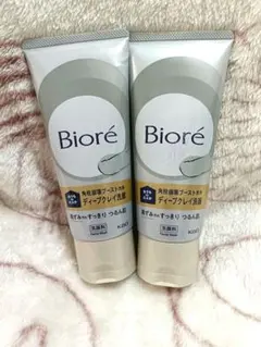 《未使用・訳あり》Biore おうちdeエステ ディープクレイ洗顔 2本 — image 1