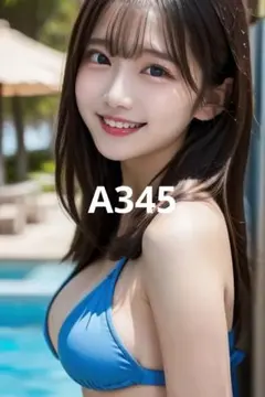 水着姿の女性 ポートレート写真A4ポスター — image 1