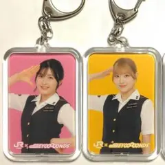 推し旅 BEYOOOOONDS キーホルダー 岡村美波　江口紗耶　２個セット — image 1