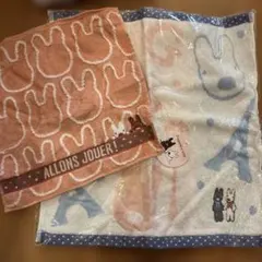 新品　リサとガスパール　Gaspard et Lisa ミニタオル 2枚セット — image 1