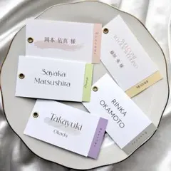 席札　結婚式　ウェディング　simple メッセージカード　♡ ♡ — image 1