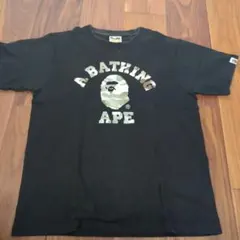 A BATHING APE Tシャツ ブラック Mサイズ — image 1