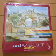 uni WATER COLOR 水彩色鉛筆 24色セット — image 1