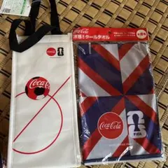 コカ・コーラ 保冷バッグ クールタオル セット — image 1