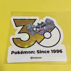 ポケモン　イシツブテ　30周年　韓国　ステッカー — image 1