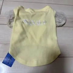 ☆新品タグ付き☆Nanala 犬服 XLサイズ　イエロー パフスリーブシャツ — image 1