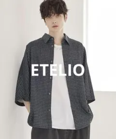 ETELIO 春夏きれいめ ドルマンシャツ S 実寸Lサイズ — image 1
