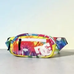 極美品★DC SHOES ボディバッグ ウエストポーチ タイダイ柄 マルチカラー — image 1
