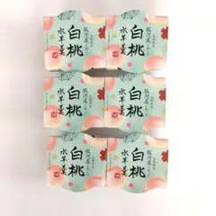 もへじ 大阪本家駿河屋 白桃水羊羹 6個 — image 1
