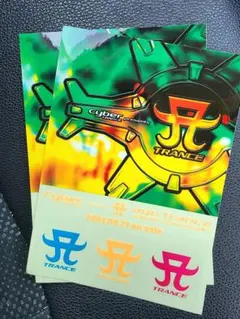 【2001年】浜崎あゆみ ayu trance 告知シールチラシ 2枚セット — image 1