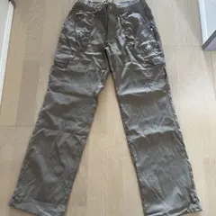 カーキ カーゴパンツ ウエストゴム付き — image 1
