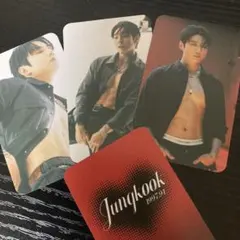 ジョングク CKJK トレカ3枚 sexy 筋肉ウサギ 黄金マンネ BTS — image 1
