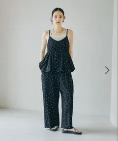 ★新品未使用★lepsim サロペット オーバーオール ペプラムキャミサロペット — image 1