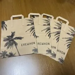EREWHON ショップ袋 4枚セット — image 1