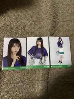 矢田萌華 生写真 コンプ ベースボールシャツ 2025 — image 1