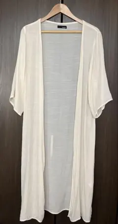 Re:EDITアイボリー ロングカーディガン — image 1