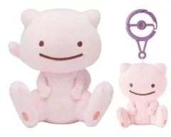 ぬいぐるみ へんしん！メタモン ミュウ ぬいぐるみ＆マスコット セット — image 1