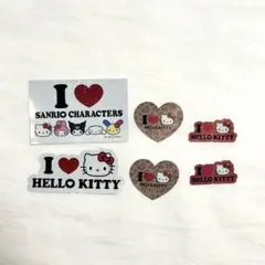 I♡ SANRIO CHARACTERS ハローキティ ステッカー — image 1