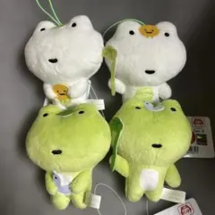 新品タグ付き 次の日ケロリ マスコット ぬいぐるみ4種 — image 1