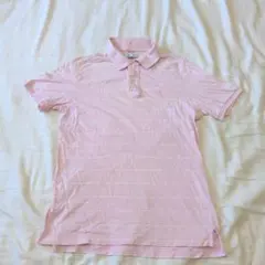 AllZ ポロシャツ ピンク ボーダー サイズS — image 1