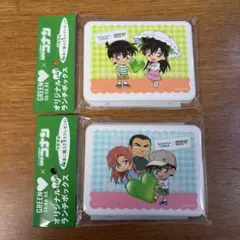 新品　グリーンダカラ 名探偵コナン オリジナルランチボックス　2点セット♡ — image 1