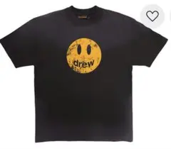 drew house スマイルロゴ Tシャツ ブラック — image 1