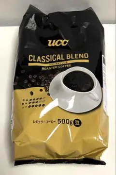 新品、未開封 UCC上島珈琲 クラシカルブレンド豆 500g (豆) — image 1