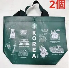 韓国限定 激レア 韓国スタバ コリア リユーザブルバッグ グリーン — image 1