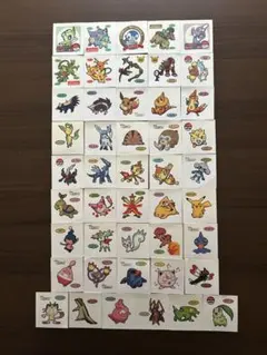 ハシビロ様専用　ポケモンパンシール まとめ売り 46枚セット — image 1