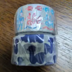 mt × mina perhonen ２種類　sale 太マステ　２巻セット — image 1