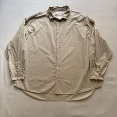 niko and... BIG SHIRTS ベージュ 長袖シャツ　L — image 1