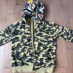 A BATHING APE シャークパーカー 迷彩 カモフラ — image 1