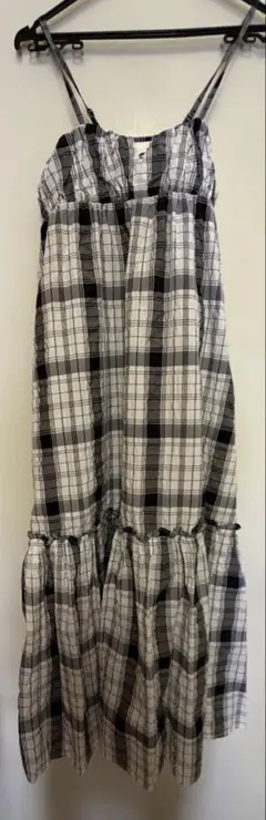【新品タグ付き】Ray BEAMS チェック柄 キャミソールワンピース — image 1