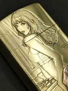 （新品）ZORRO オイルライター 美少女 少女 ホットパンツ セクシー ピンク — image 1