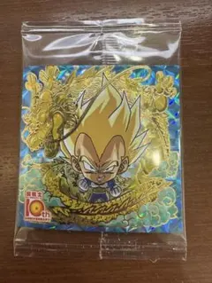 ドラゴンボール 超戦士シールウエハース ベジータ 10周年 — image 1