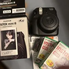 FUJIFILM instax mini 8 本体 ブラック 期限切れフィルム付 — image 1