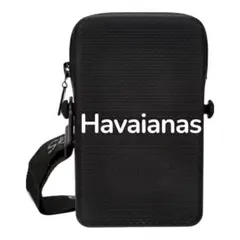 havaianas シリコンポーチ ブラック ストラップ付き — image 1
