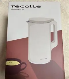 【新品未開封品】récolte レコルト レシピ付き　クリームホワイト — image 1