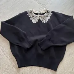 UNITED ARROWS GREEN LABEL ネイビーセーター — image 1