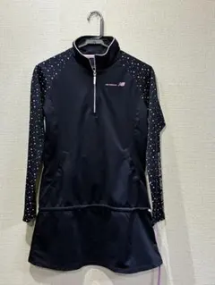 【くるくるこは様専用】New Balance ハーフジップ ワンピース ブラ — image 1