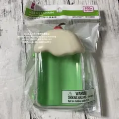 【即購入OK！匿名配送】キーホルダーケース メロンソーダ カフェ 喫茶 レトロ — image 1