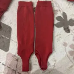 トレンカ レッグウォーマー レッド — image 1