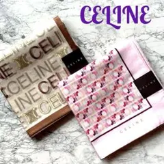 ꕤ︎︎未使用ꕤ︎︎CELINE ハンカチ マカダム ロゴ 総柄 トリオンフ — image 1