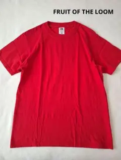 フルーツオブザルーム スタディオクリップ コラボ 無地 レッド 赤 Tシャツ M — image 1